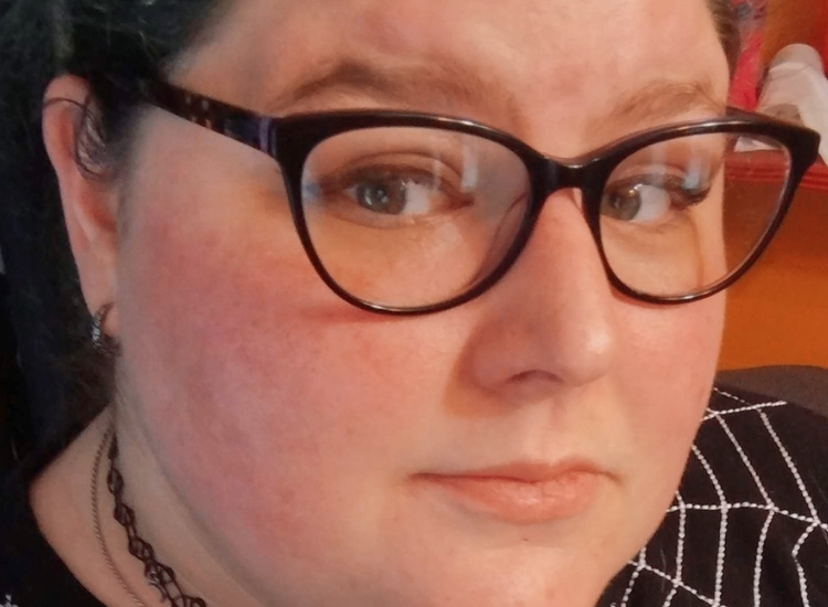 Portrait of Mary Foreman wearing glasses